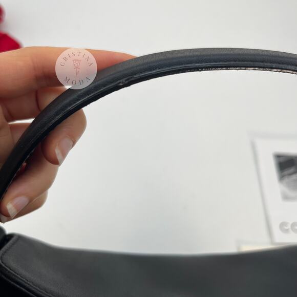 NEW Vintage Coach Whitney Mini Hobo Bag 9181 Black 1999 Turkey - Picture 6 of 10